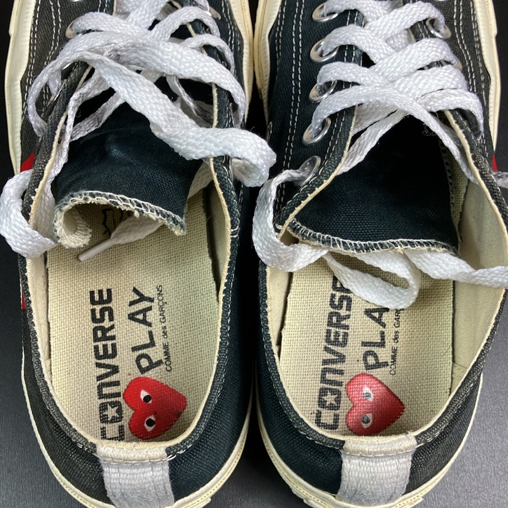 Converse x Comme Des Garçons Play Chuck 70 Low Sneaker Shoes Unisex M 6 / W 8 - Picture 5 of 13